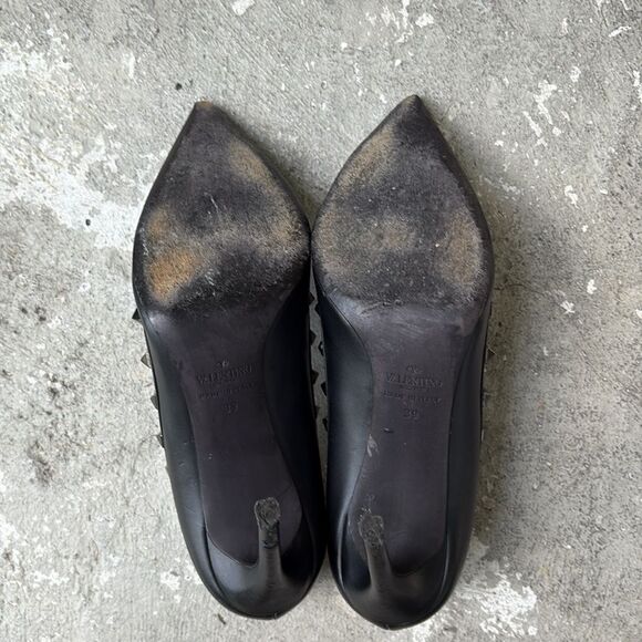 Valentino, silver rock stud heels - Picture 9 of 12